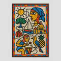 Haiti Picasso Style Abstract Country Wall Art