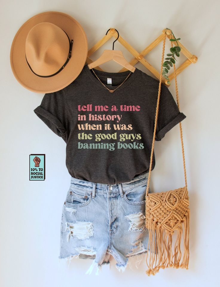 Tell Me a Time in History When it Was the Good Guys Banning Books Shirt, Read Banned Books Tee, Reading T-Shirt, Librarian Gift, Read Freely