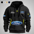 Personalized Name Love F.O.R.D Quarter Zip Hoodie