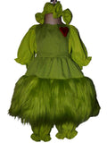 funny character Toddler Girl Costume Set 3-Pc Dress with Bows - Chiffon Details