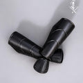 Medieval Knight Arm Guard Bracers Pair | Black Warrior Arm Protection Guard With Leather Straps For LARP, Cosplay Renaissance reenactment