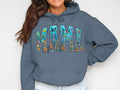 MAMA Ocean Life Hoodie, Underwater Marine Reef Design, Sea Turtle Shark Octopus Fish, Coastal Tropical Mother's Day Gift