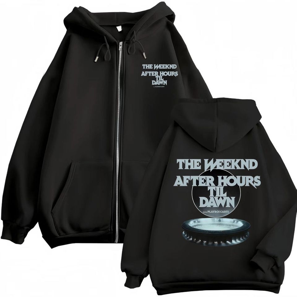 Weeknds After Hours Til Dawn Tour 2026 Merch Zipper Hoodies