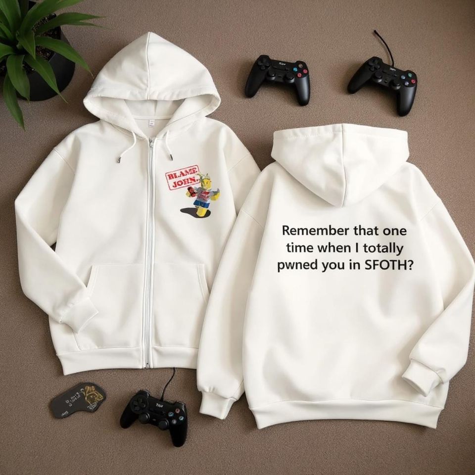 Forsaken Shedletsky Hoodie Blame John Pullover Gamer Gifts Hooded Sweatshirt Cosplay