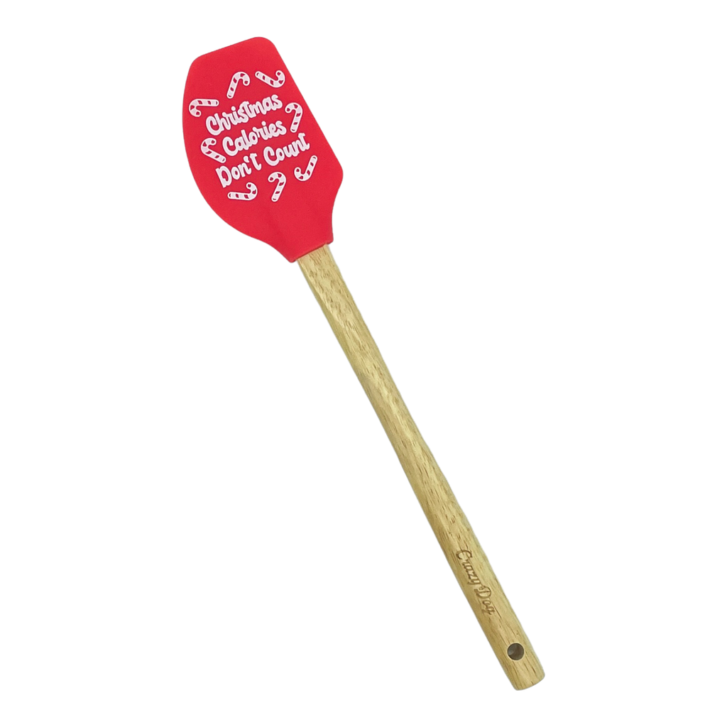 Christmas Calories Dont Count Spatula Funny Cute Xmas Treat