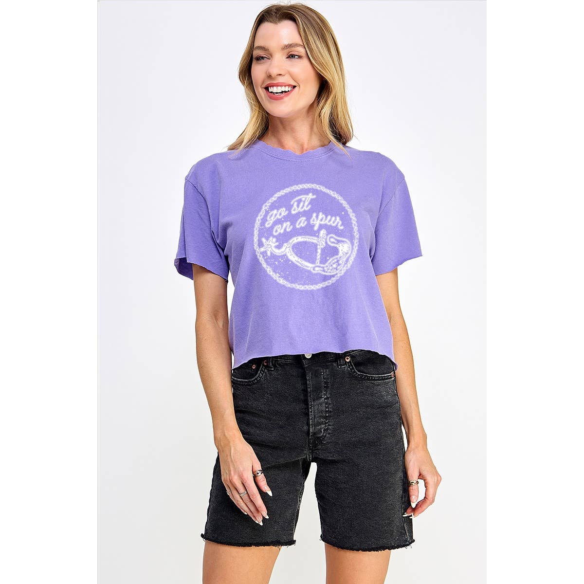 Western  Vintage Graphic Crop Top