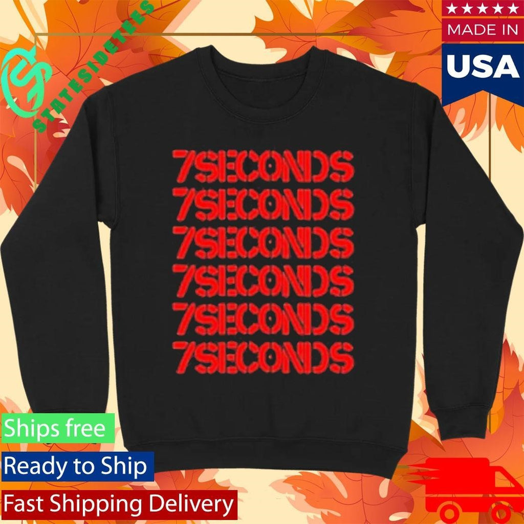 7 Seconds Stacked Logo Unisex , , , Long Sleeve Tee