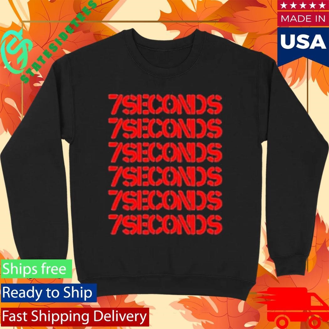 7 Seconds Stacked Logo Unisex , , , Long Sleeve Tee