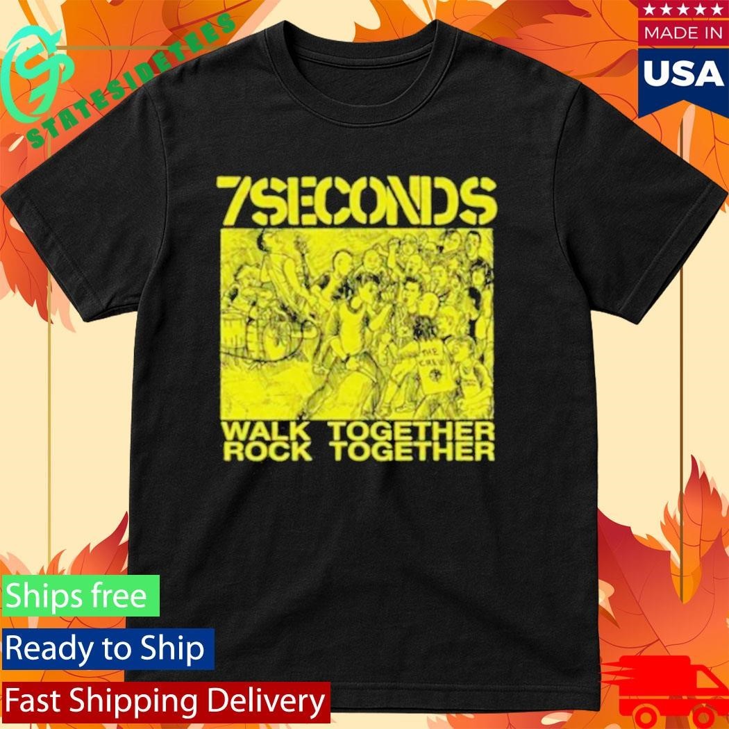 7 Seconds Walk Together Rock Together Unisex , , , Long Sleeve Tee