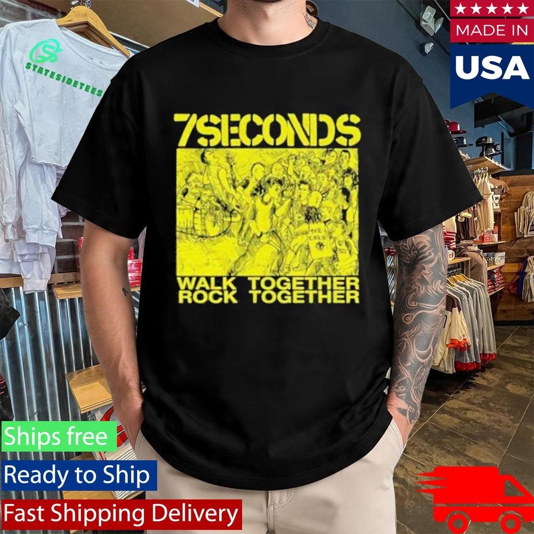 7 Seconds Walk Together Rock Together Unisex , , , Long Sleeve Tee
