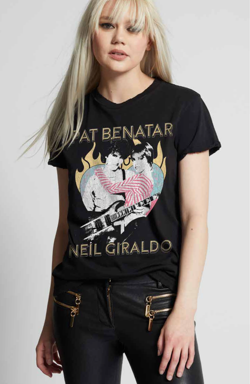 302779 - 830 Pat Benatar Neil Giraldo Ss Graphic Tee