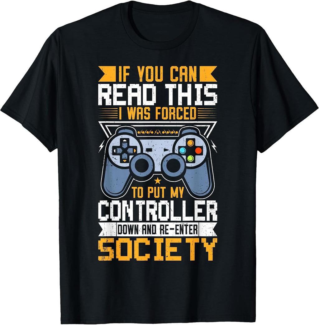 Can Read Forced Controller Down Society Video Game