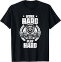 Work Hard Play Hard Gym Motivational Quote Gym Bro