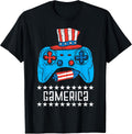 4th Of July Gamer Shirts Fourth Boy Men Kids Gift