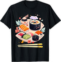 Sushi Anime Kawaii Set Japanese Food Lover Funny
