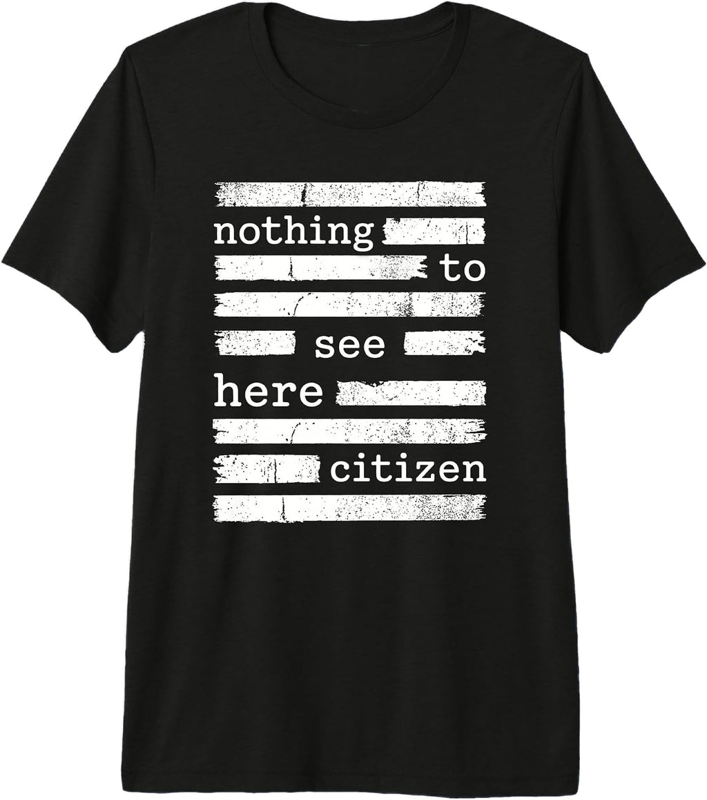 Censored Reality and Redacted Satire Apparel
