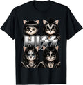 Hiss Cat Kittens Lovers Rock Rockin Birthday Gifts Men Women T-Shirt