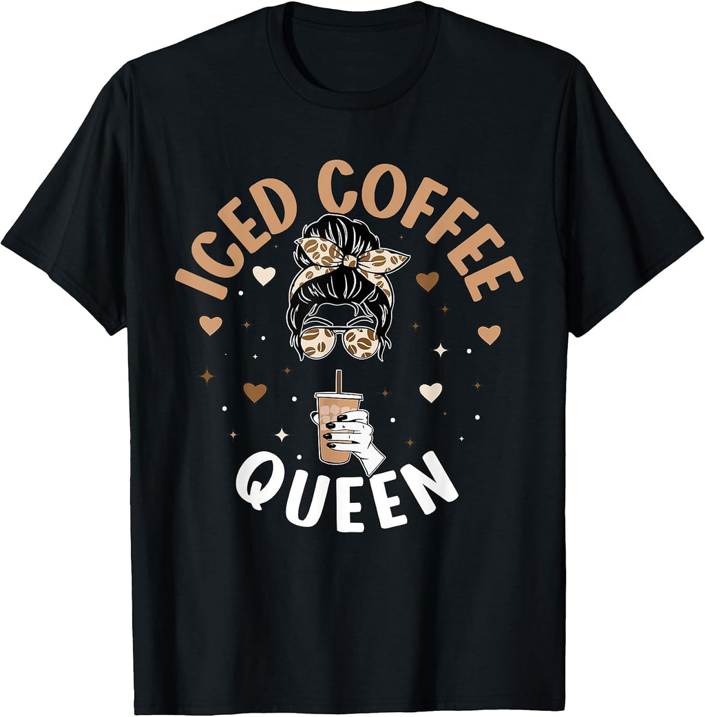 Funny Iced Coffee Lover For Girls And Womens