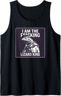 I Am the Lizard King Robert California Office Humor Funny Tank Top