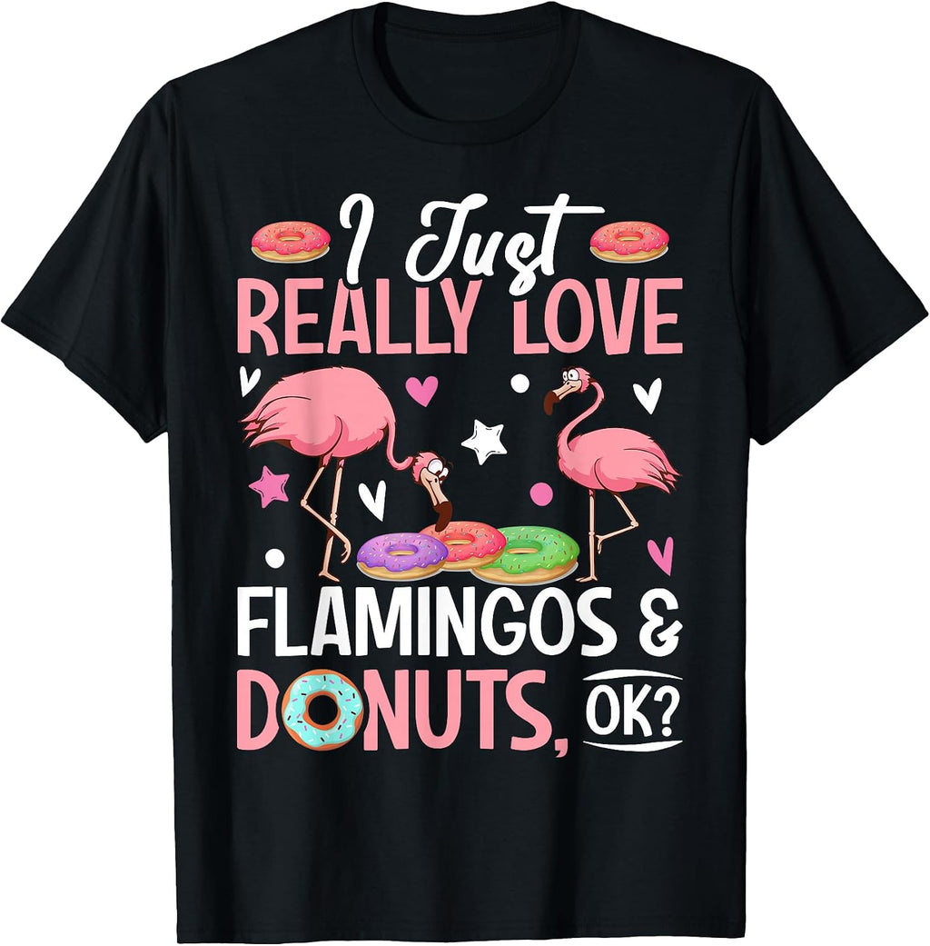 Female Flamingos & Donuts Doughnut Gifts