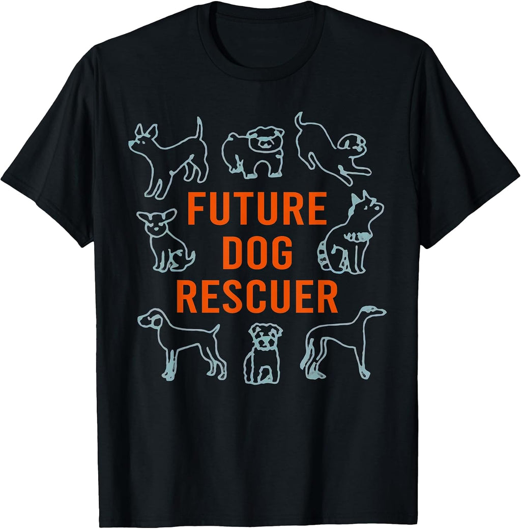 Future Dog Rescuer Gift for Baby Dog Lovers T-Shirt