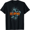 Classic Black Album T-Shirt - 100% Cotton, Adult Short Sleeve Tee