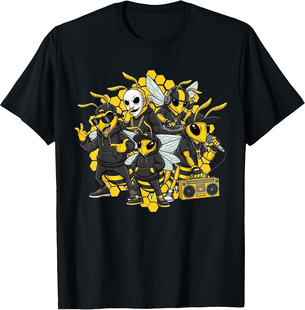 Bees Hip Hop Old School Rap Music Lover Funny Gift