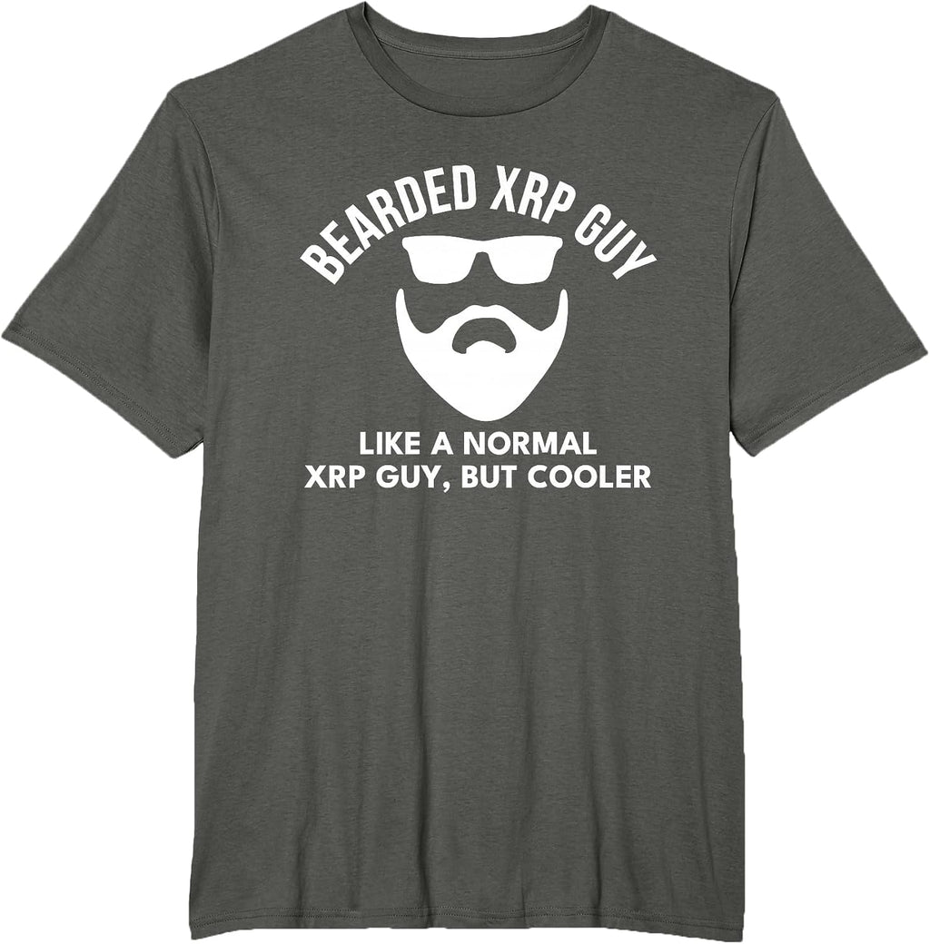 Bearded XRP Guy Tee Shirts for Men
