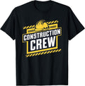 Construction Crew Hard Hat Safety First T-Shirt