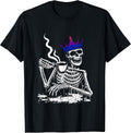 LGBT-Q Shirts Bisexual Skeleton Men Women Kids