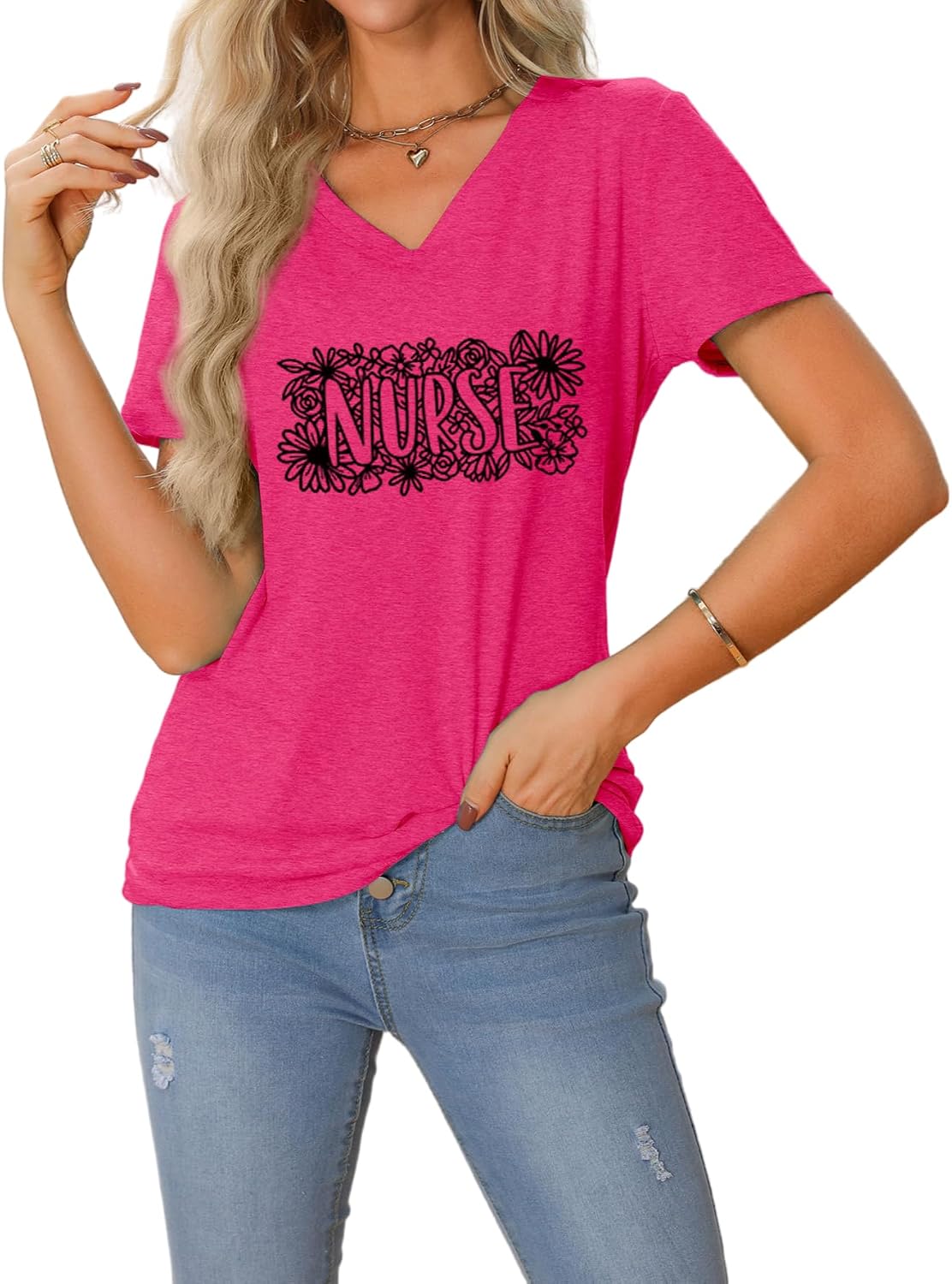 Womens Nurse Shirt Nursing School Tshirt Cute Nurse Life Shirt Register Nurse Gift Inspirational Tee