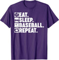 Eat Sleep Baseball Repeat Humor Merch