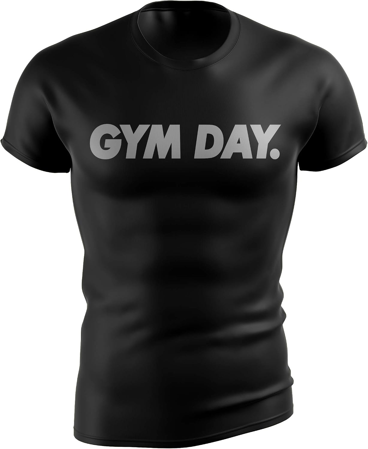 Men's Motivational Gym T-Shirt | Slim Fit, Short Sleeve Workout Tee for Bodybuilding, Training & Fitness