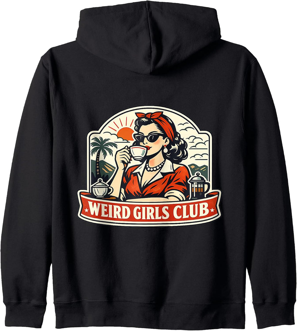 Weird Girls Club Funny Vintage Quote Retro Merch