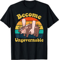 Funny Moo Deng Become Ungovernable Cute Hippo Tee