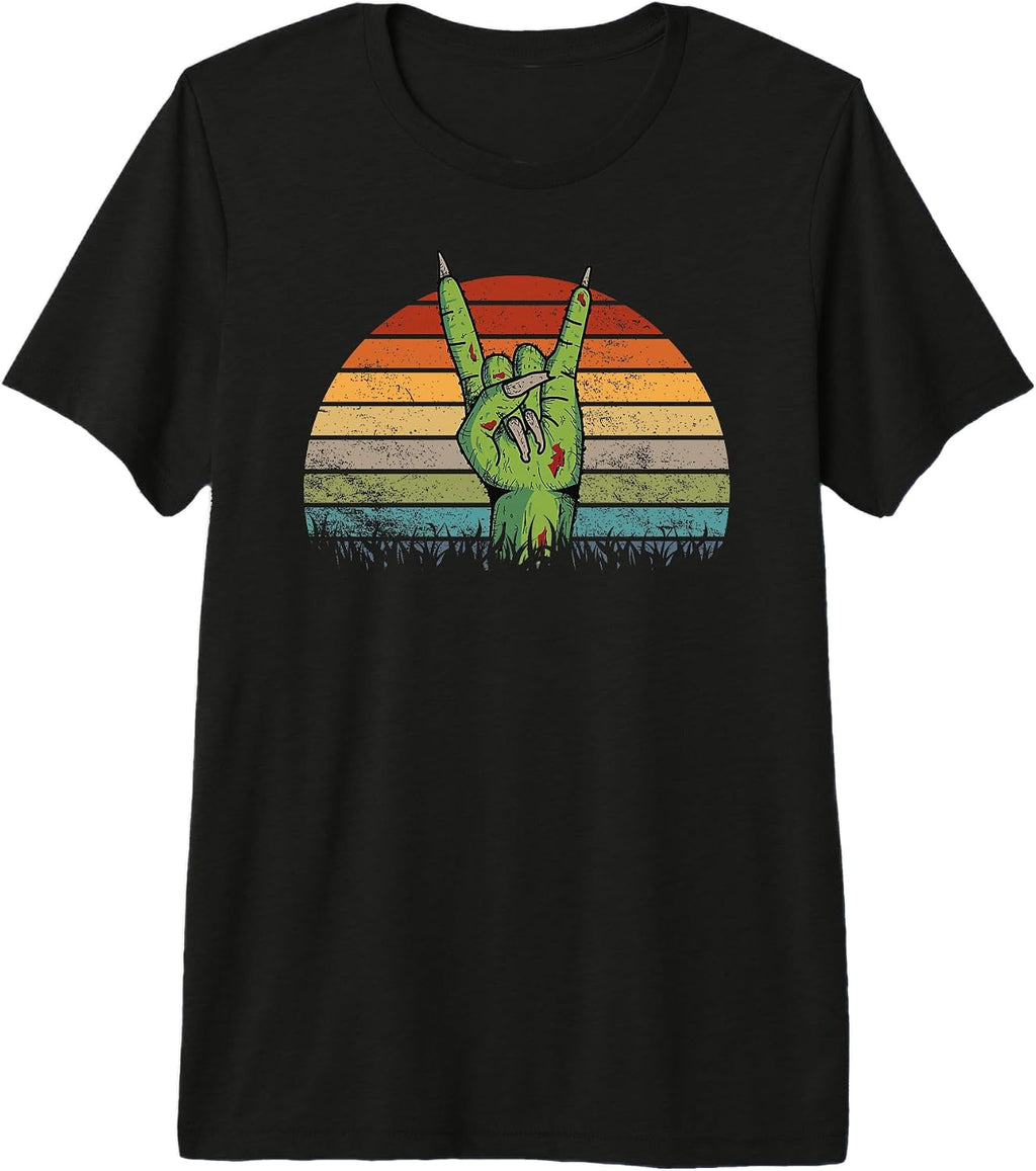 Zombies Rock Retro Gaming Horror Apparel & Merch