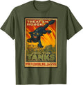 Vintage WW1 Tees USA World War 1 Military Retro