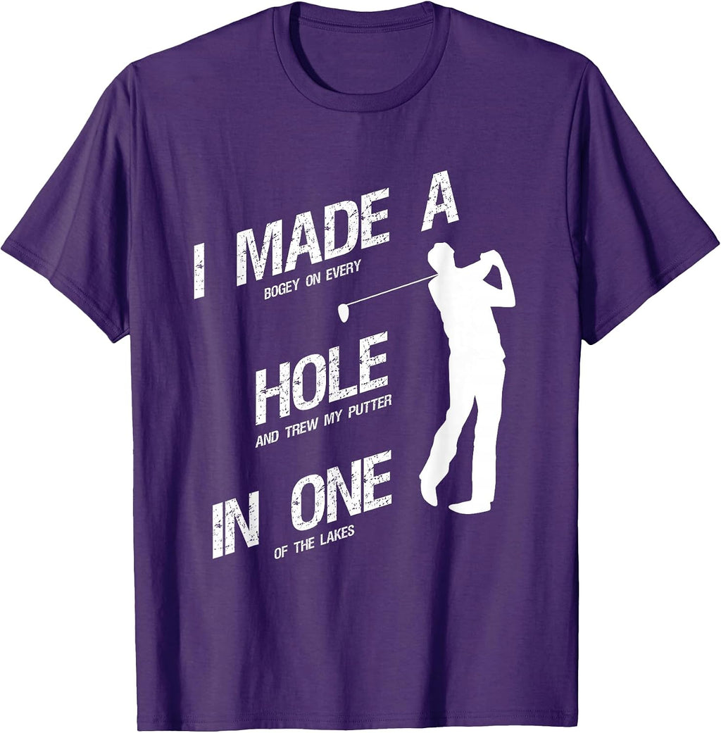 Retro I Made A Hole In One Tshirt