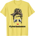 Pomeranian Dog Mom Messy Bun Leopard Women Puppy Pet Lover T-Shirt