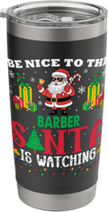 Barber Santa Is Watching Shirts