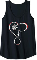 Womens Firefighter Love | Firefighter Wife Tank Top