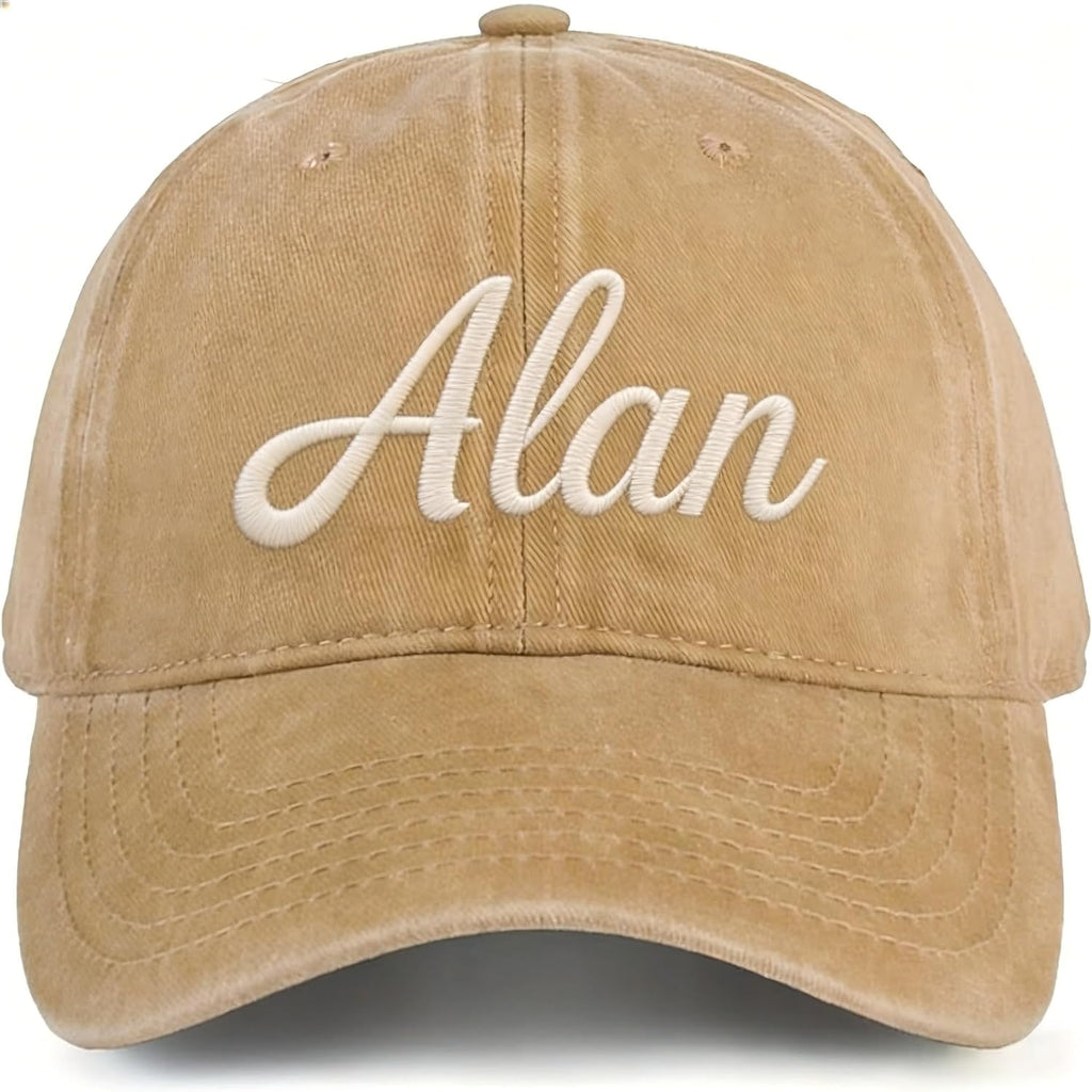 Custom Baseball Cap with Text, Adjustable Summer Sun Hat Unisex, Personalized Hat with Embroidery for Kids Adults