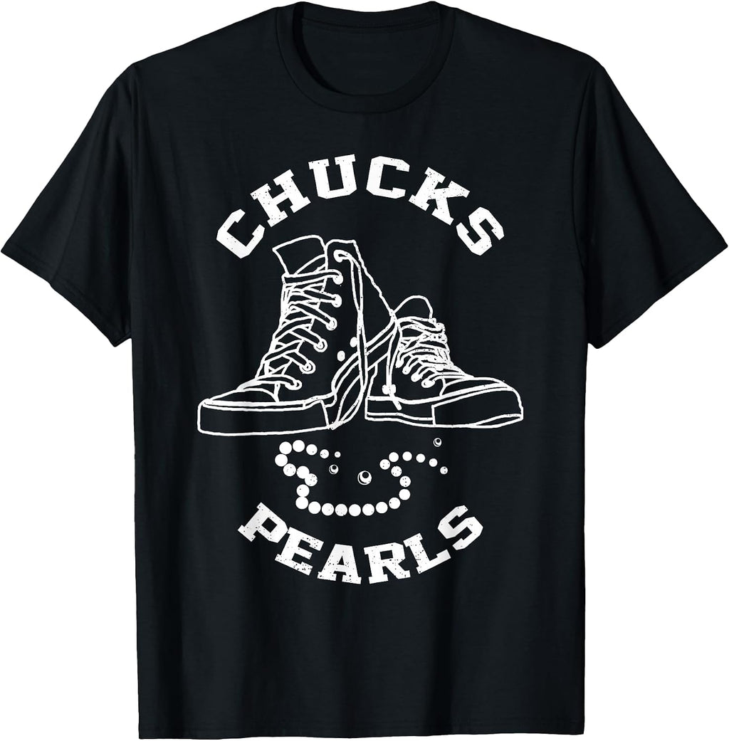 Chucks and Pearls Kamala Harris Gift Tees