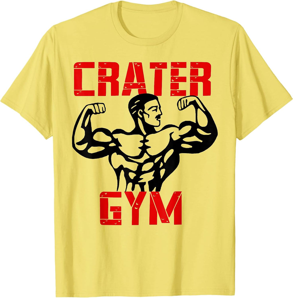 Funny Crater Gym Tee Shirt