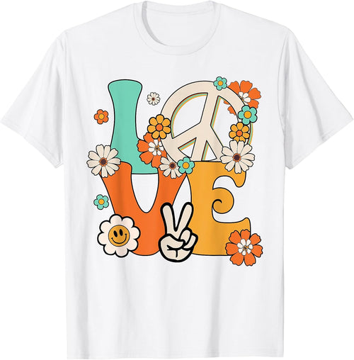 60s 70s Tie Dye Hippie Costume Tee Shirts