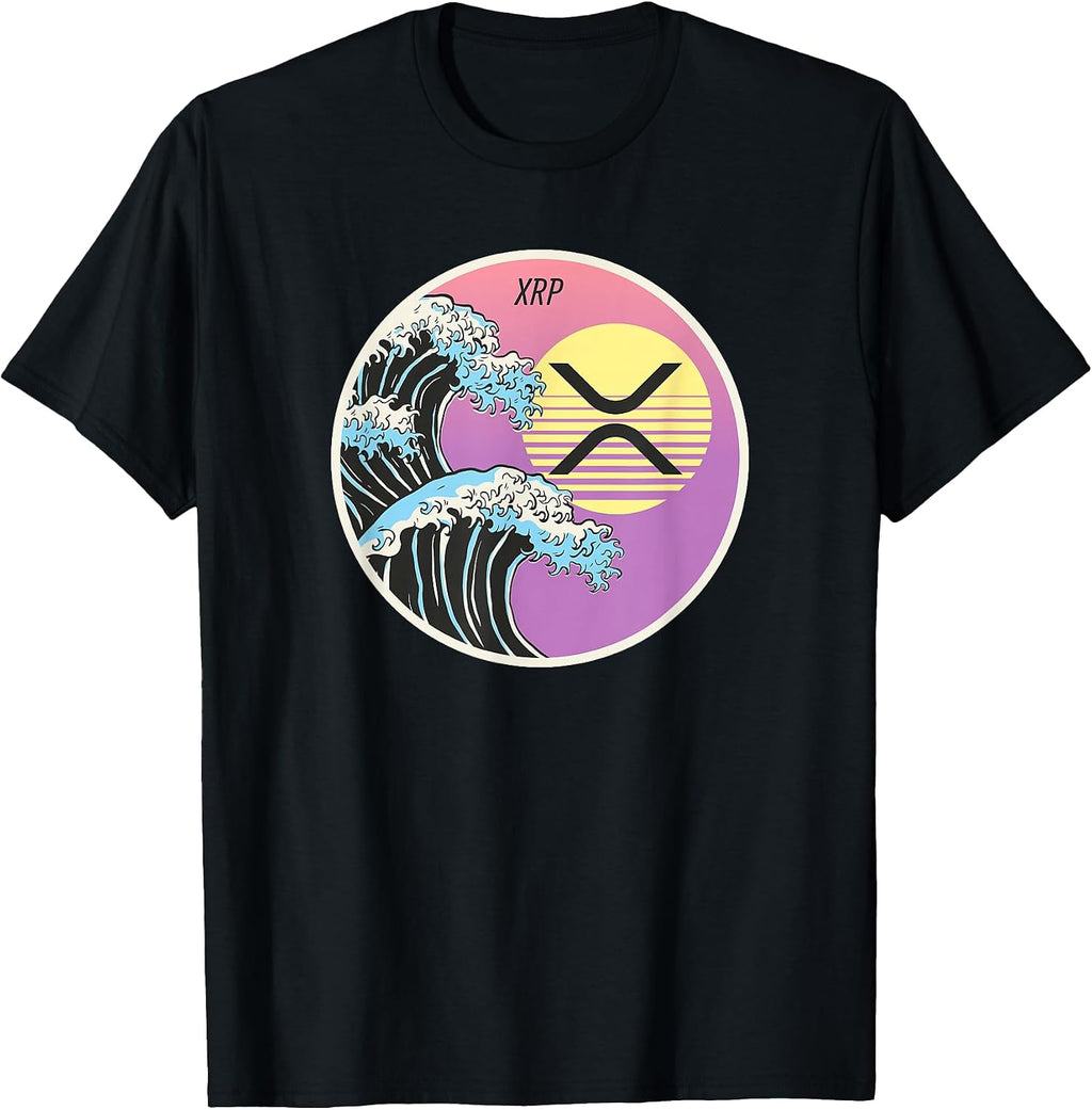 XRP Japanese Art Wave Crypto Clothes