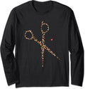 Hair Stylist Hairdresser Cheetah Leopard Scissors
