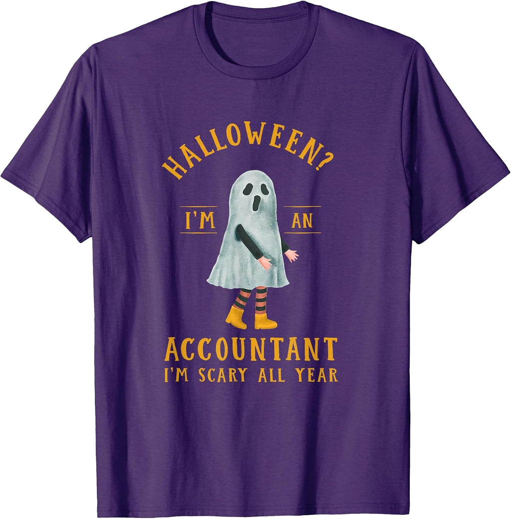 Certified Public Accountant Spooky Ghost Funny
