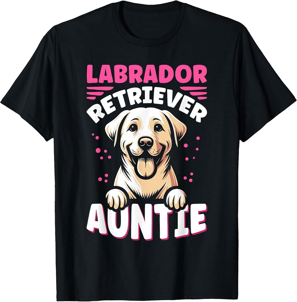 Labrador Retriever Auntie | Dog Aunt T-Shirt
