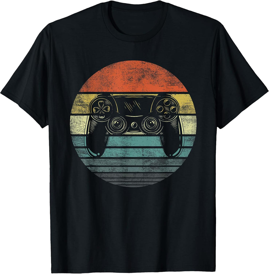 Video Gamer Gifts Funny Retro Video Game Controller Gaming T-Shirt